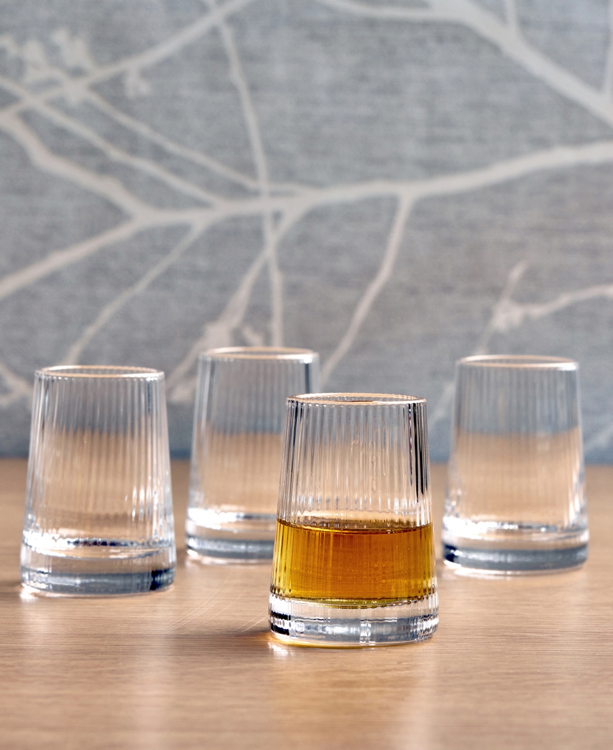 Anton Studio Designs Empire Clear Shot Glasses, Set Of 4 In Clear