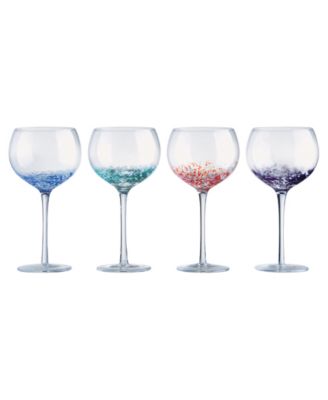 Speckle Gin Glasses, Set of 4