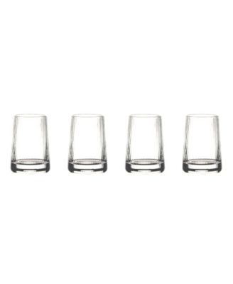Empire Clear Shot Glasses, Set of 4