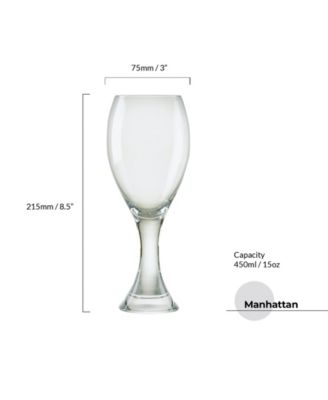 Manhattan Red Wine Glasses, Set of 2