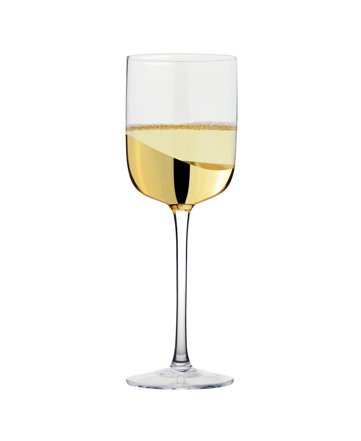 Anton Studio Designs Wave Wine Glasses, Set Of 2 In Gold