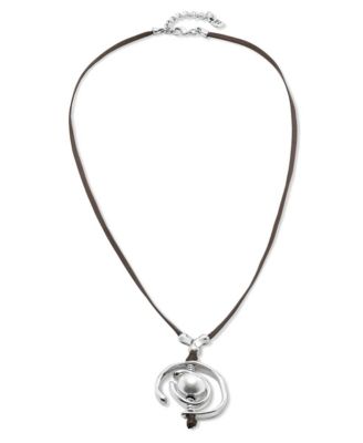 Sterling Silver-Plated Mother of Pearl Necklace