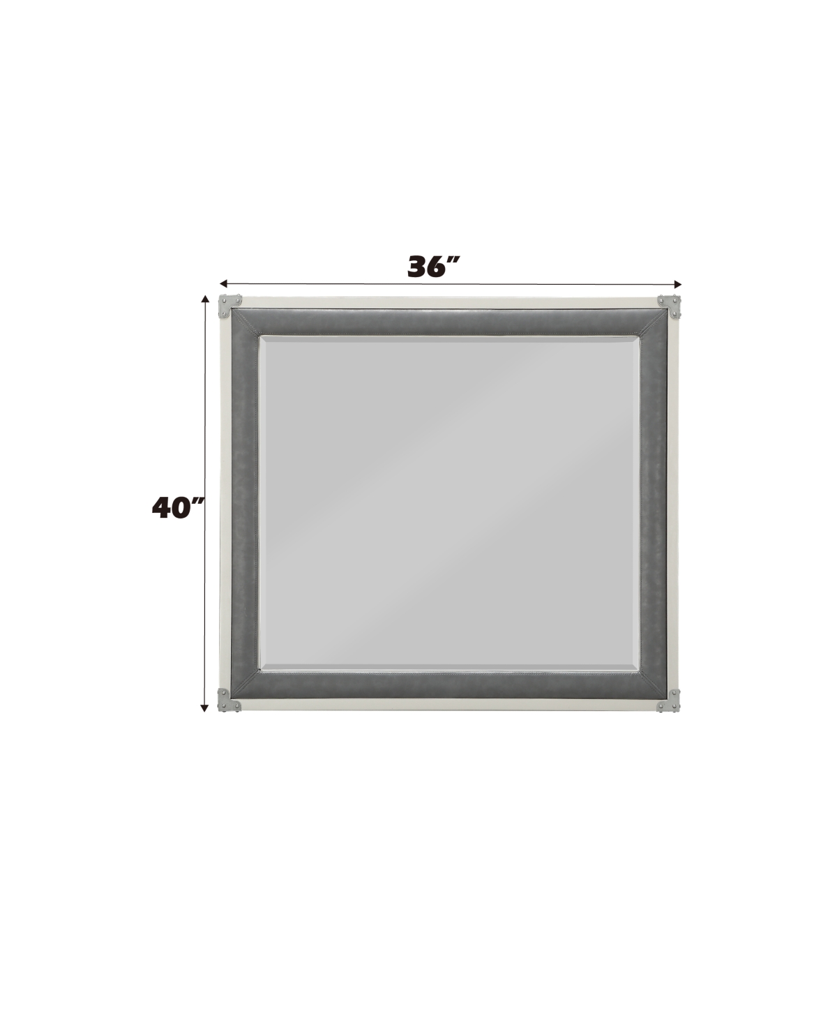 Streamdale Furniture Orchestra Mirror,- Gray