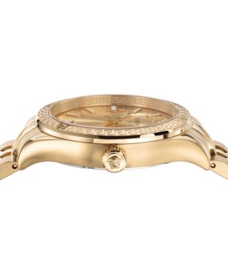 Women's Swiss Hellenyium Gold Ion Plated Bracelet Watch 36mm