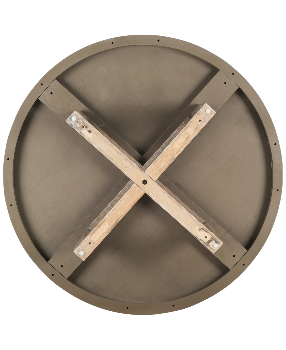 Macy's Portmore Round Dining Table, Created For  In Brown