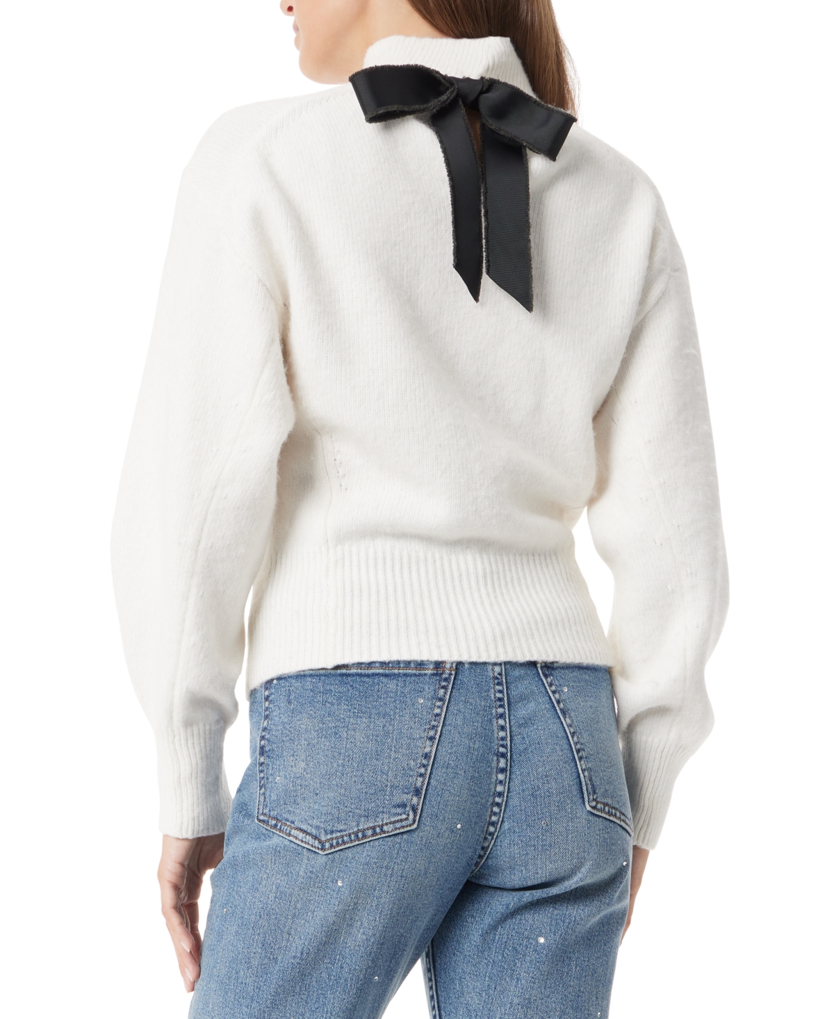 SAM EDELMAN WOMEN'S LYRIC BOW-BACK WIDE-HEM SWEATER 