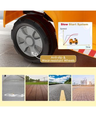 12V Recycling Garbage Truck Electric Ride On Toy Remote w/Recycling Accessories