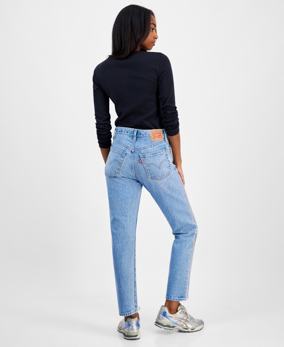 Levi's Women's 501 Original-fit Straight-leg Jeans In Shine Theo