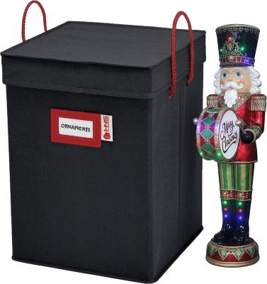 Nutcracker and Figurine Collectible Storage Box Holds Up to 9 Pieces of 16-Inch