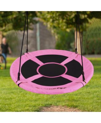 40 Inch Flying Saucer Tree Swing Indoor Outdoor Play Set
