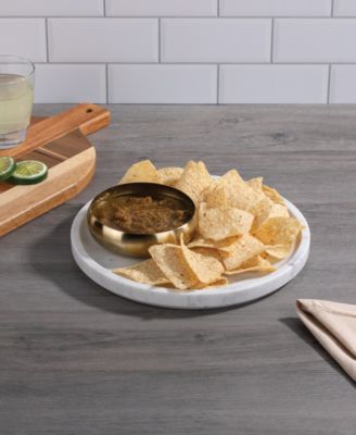 Uptown Marble Chip Dip Bowl