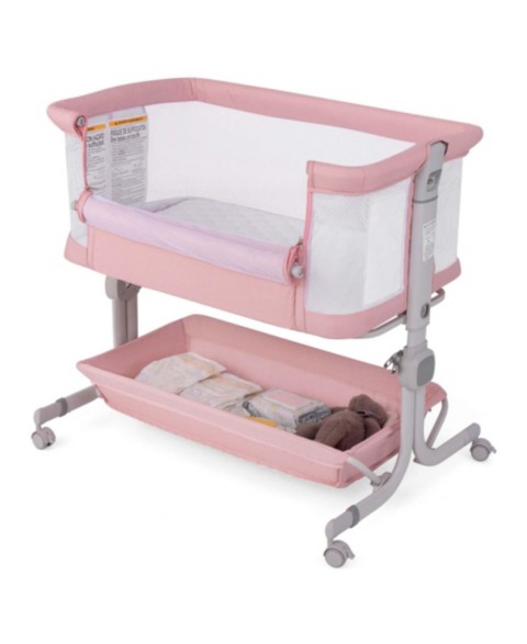 Детские Costway Baby Bassinet Bedside Sleeper with6-Level Adjustable Height