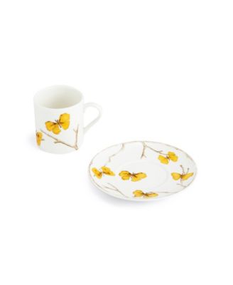 Butterfly Ginkgo Demitasse Set