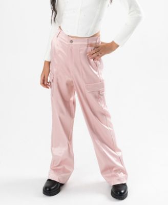 Stella 88 Big Girls Satin Cargo Pant