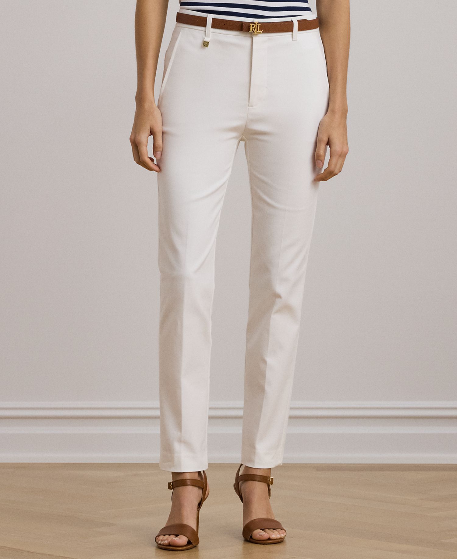 Double-Faced Stretch Cotton Pant