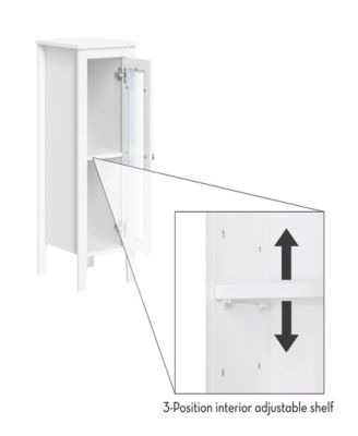 Prescott Slim Single Door Floor Cabinet