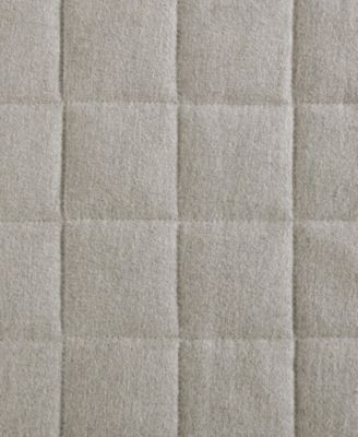 Calvin Klein CLOSEOUT! Melange Flannel Quilt, Queen
