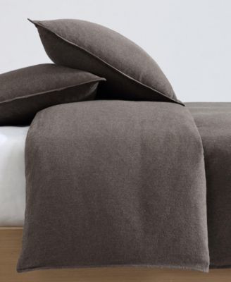 CLOSEOUT! Melange Flannel 3-Pc. Duvet Cover Set, Queen