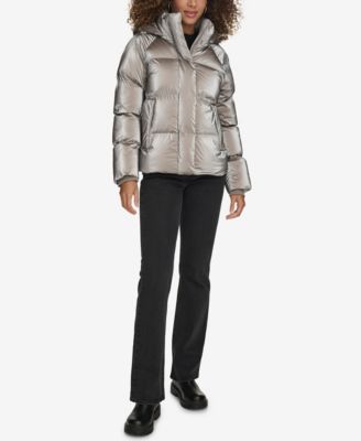 Women's Quilted Hooded Puffer Jacket