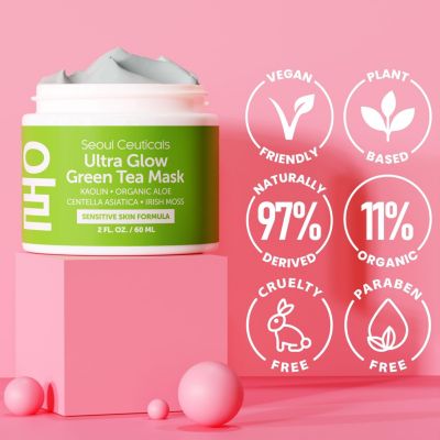 Korean Skin Care Green Tea Face Mask K Beauty Skincare