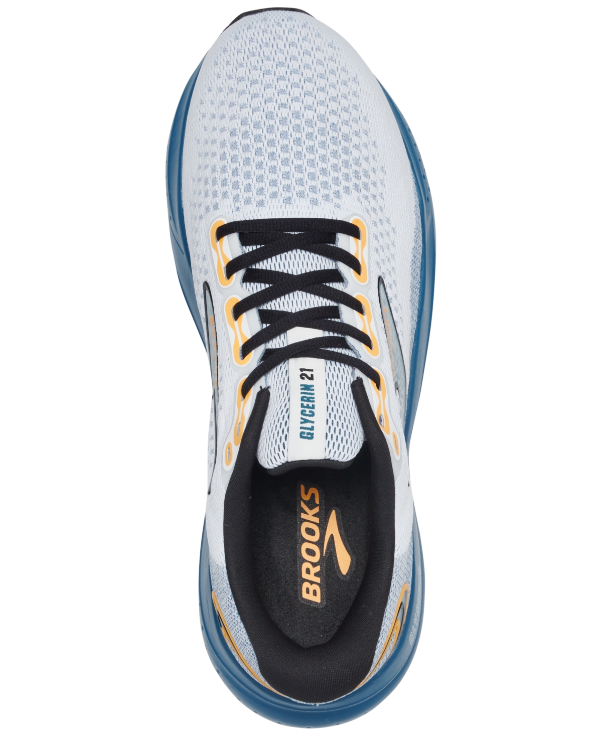 Brooks Men's Glycerin 21 Running Sneakers from Finish Line -Blue