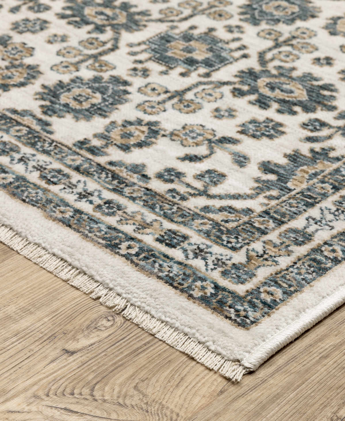 Oriental Weavers Echo Ech06 3'3"x5' Area Rug In Ivory