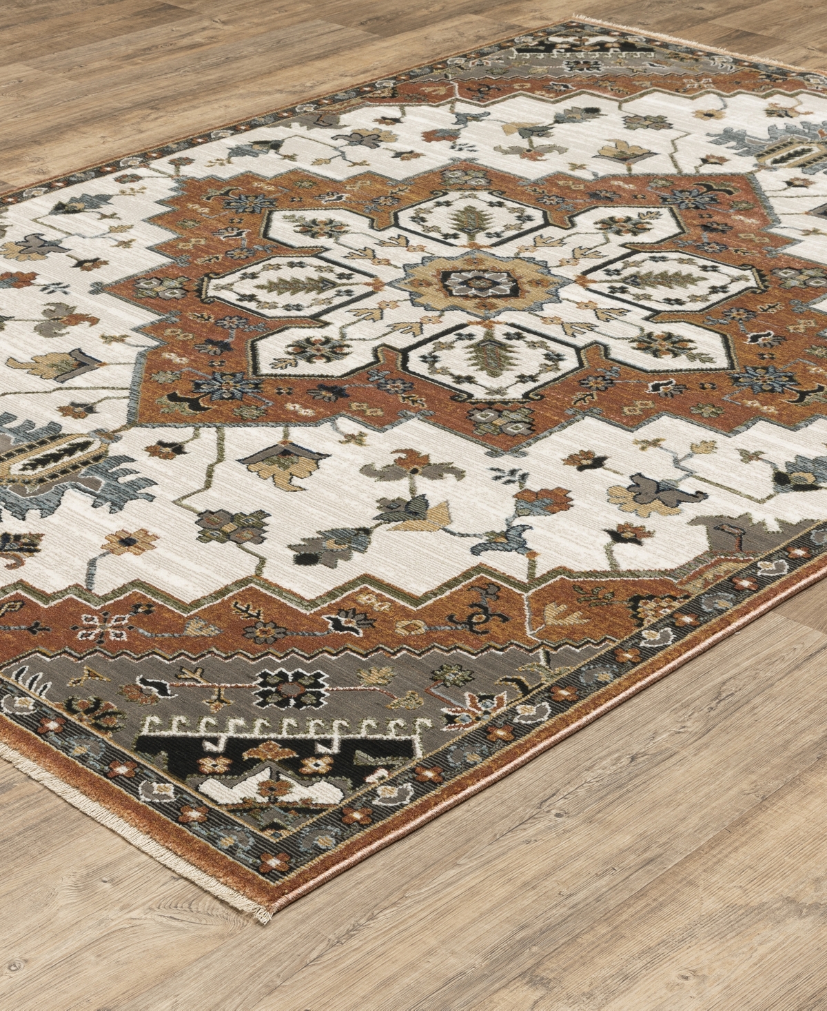 Oriental Weavers Keira KEI03 6'7"x9'6" Area Rug