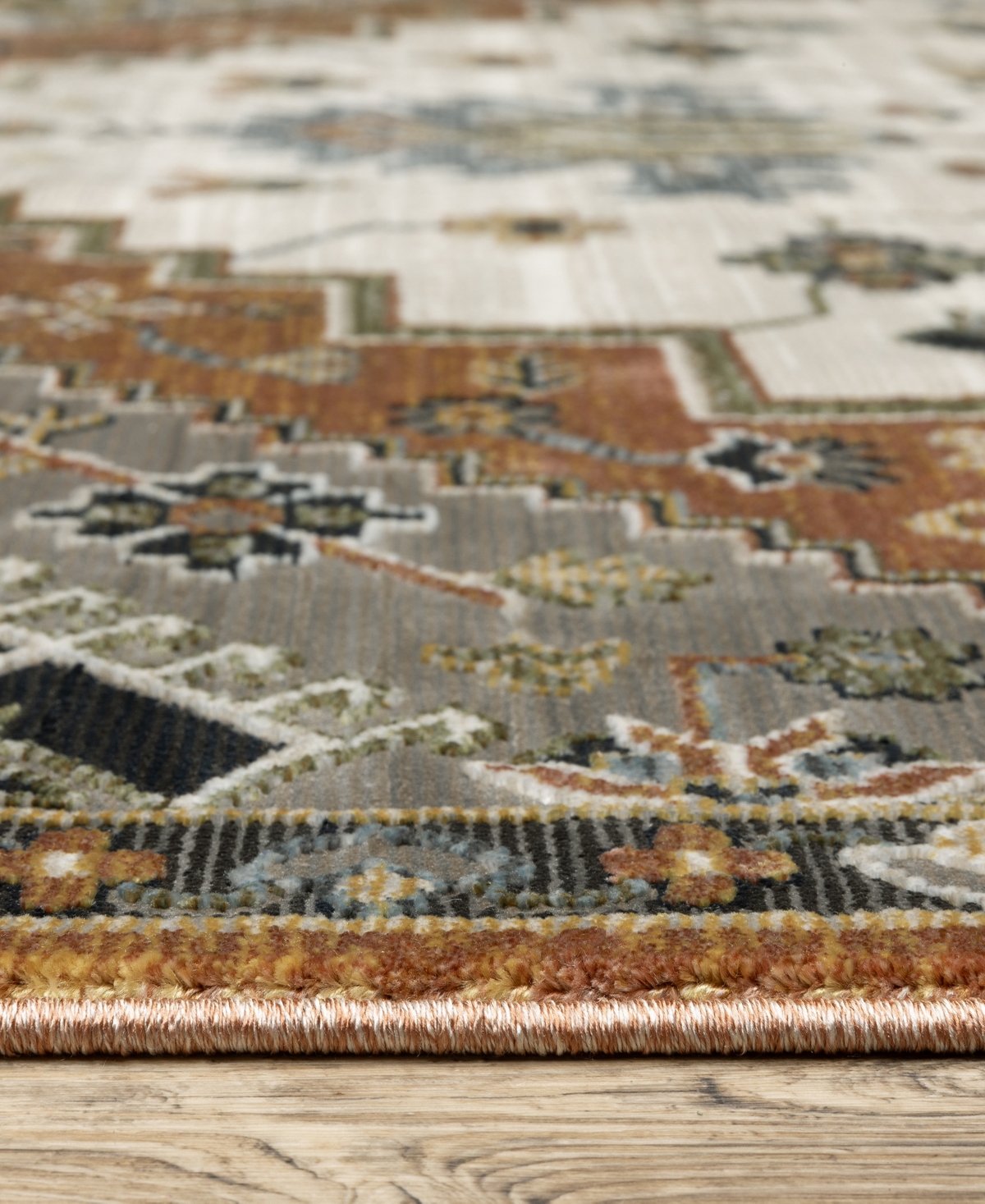 Oriental Weavers Keira Kei03 5'3"x7'6" Area Rug In Rust
