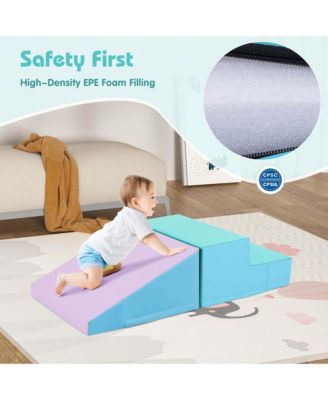 Step and Slide Climber for Infants and Toddlers Baby Soft Foam Structure Blocks