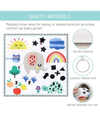 Montessori Elephant 7-in-1 Activity Play Gym & Play Mat for Baby