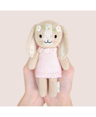 cuddle+kind Unisex Tiny Hannah the bunny (blush) - Baby