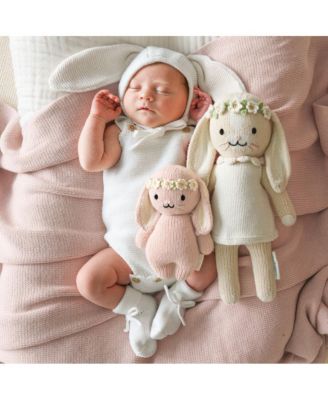 cuddle+kind Unisex Baby bunny rose (flower crown) - Baby