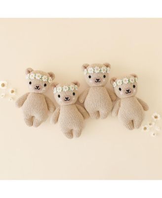 cuddle+kind Unisex Baby honey bear (flower crown) - Baby