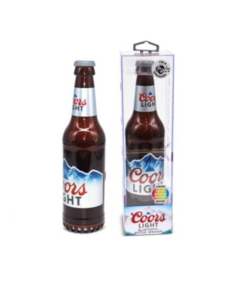 Miller Lite Glass Bottle Shaped Bluetooth Speaker with Acrylic Case and LED Lights