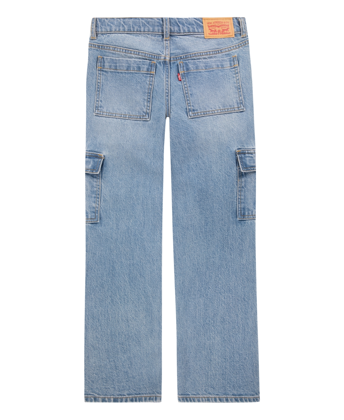 Levi's Big Girls Wide Leg Cargo Denim Jean