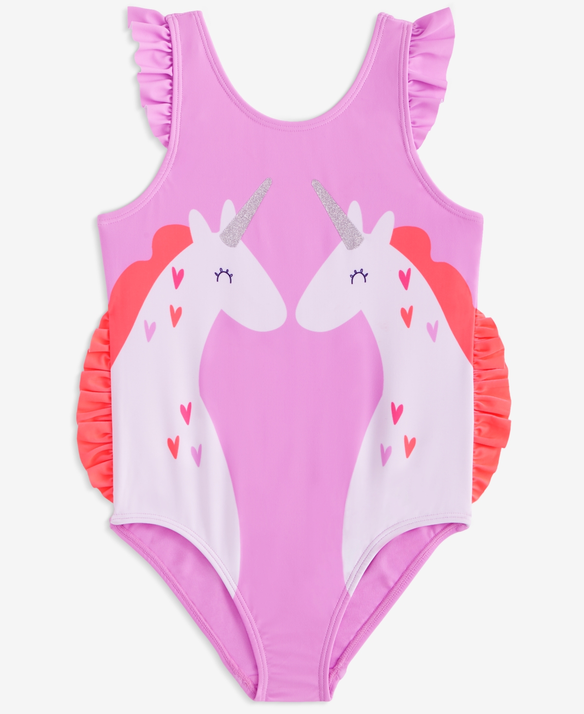 Epic Threads Toddler And Little Girls Unicorn One-piece Swimsuit, Exclusively At Macy's In Blooming Lilac