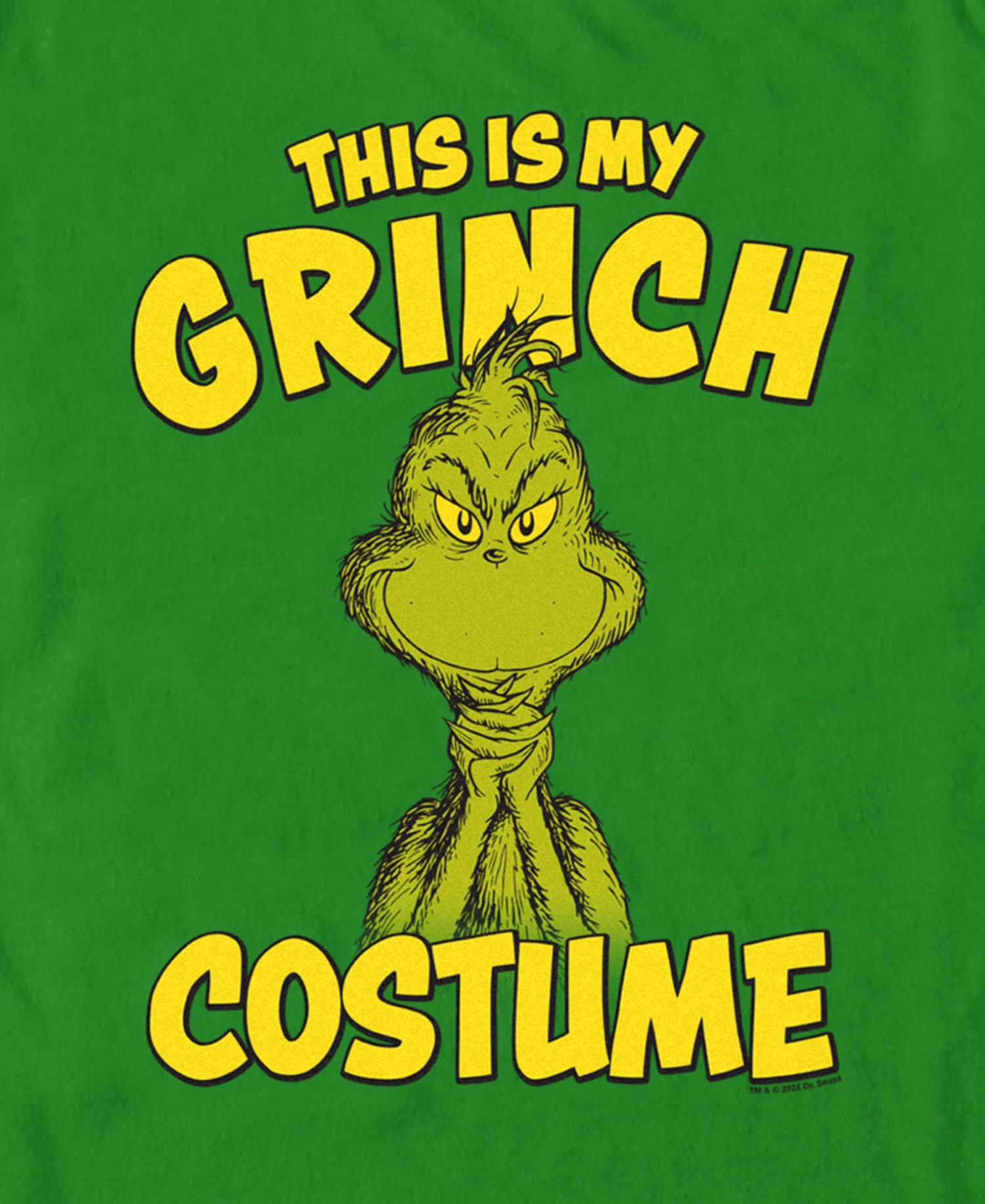 Men's Grinch Costume Short Sleeve T-Shirt