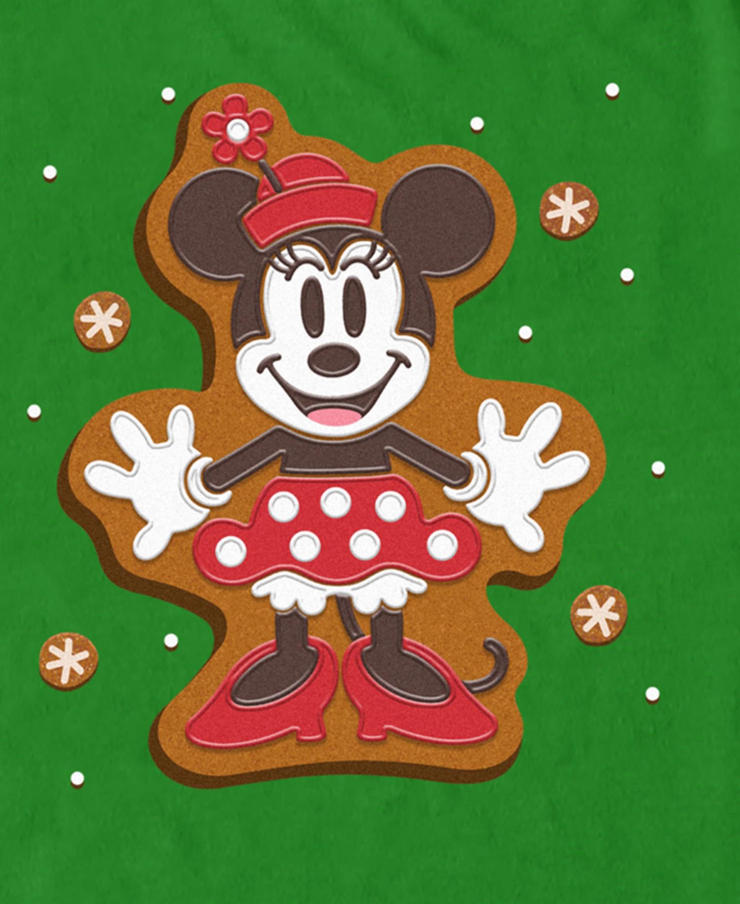 Men's Minnie Gingerbread Short Sleeve T-Shirt