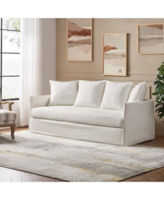 Gottfried Modern 80.3" Slipcovered Sofa with Removable Seat and Back Cushions