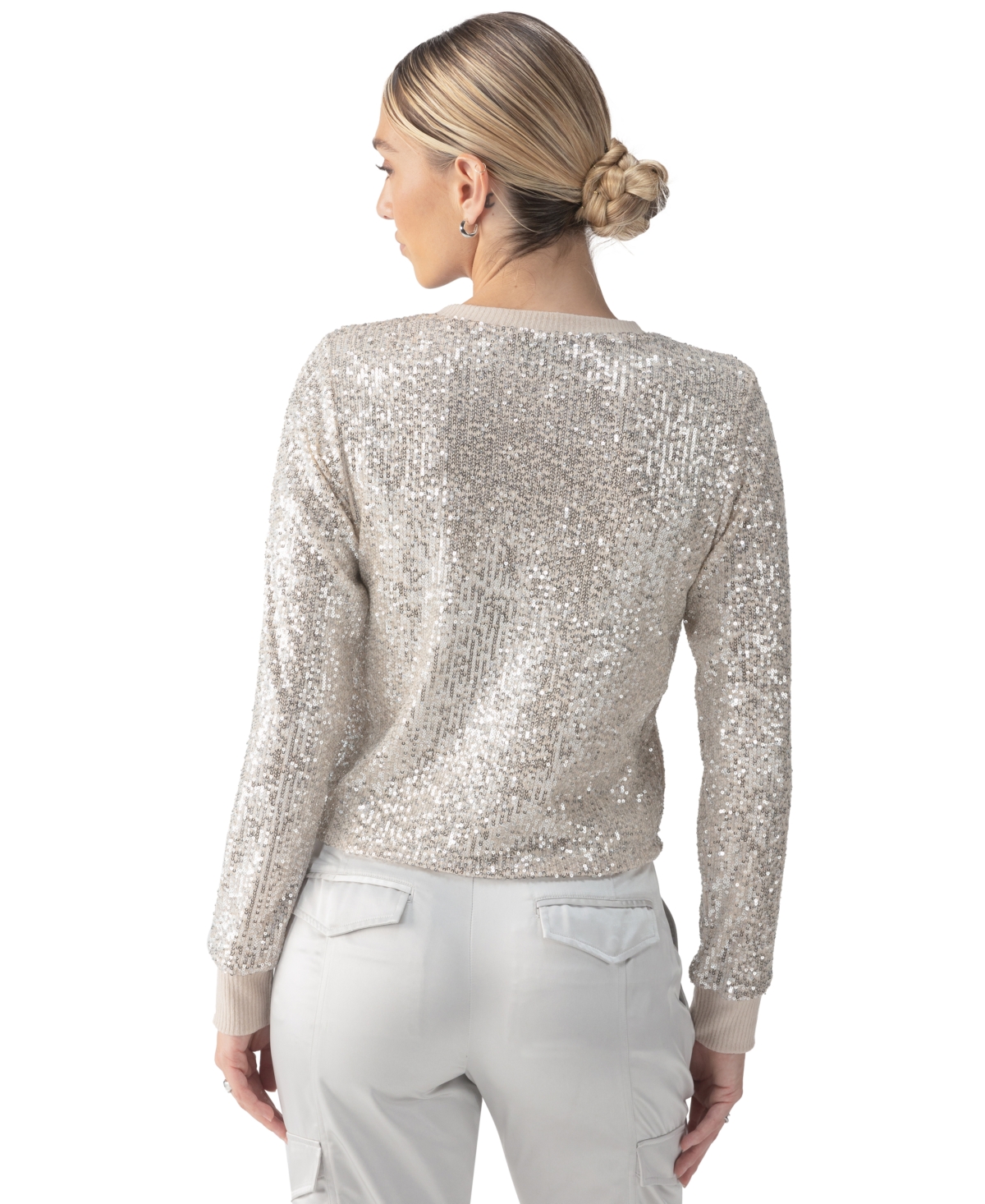 Sanctuary Women's Sparkle Together Sequinned Top
