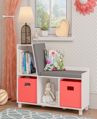 Book Nook Collection Kids Storage Bench with Cubbies