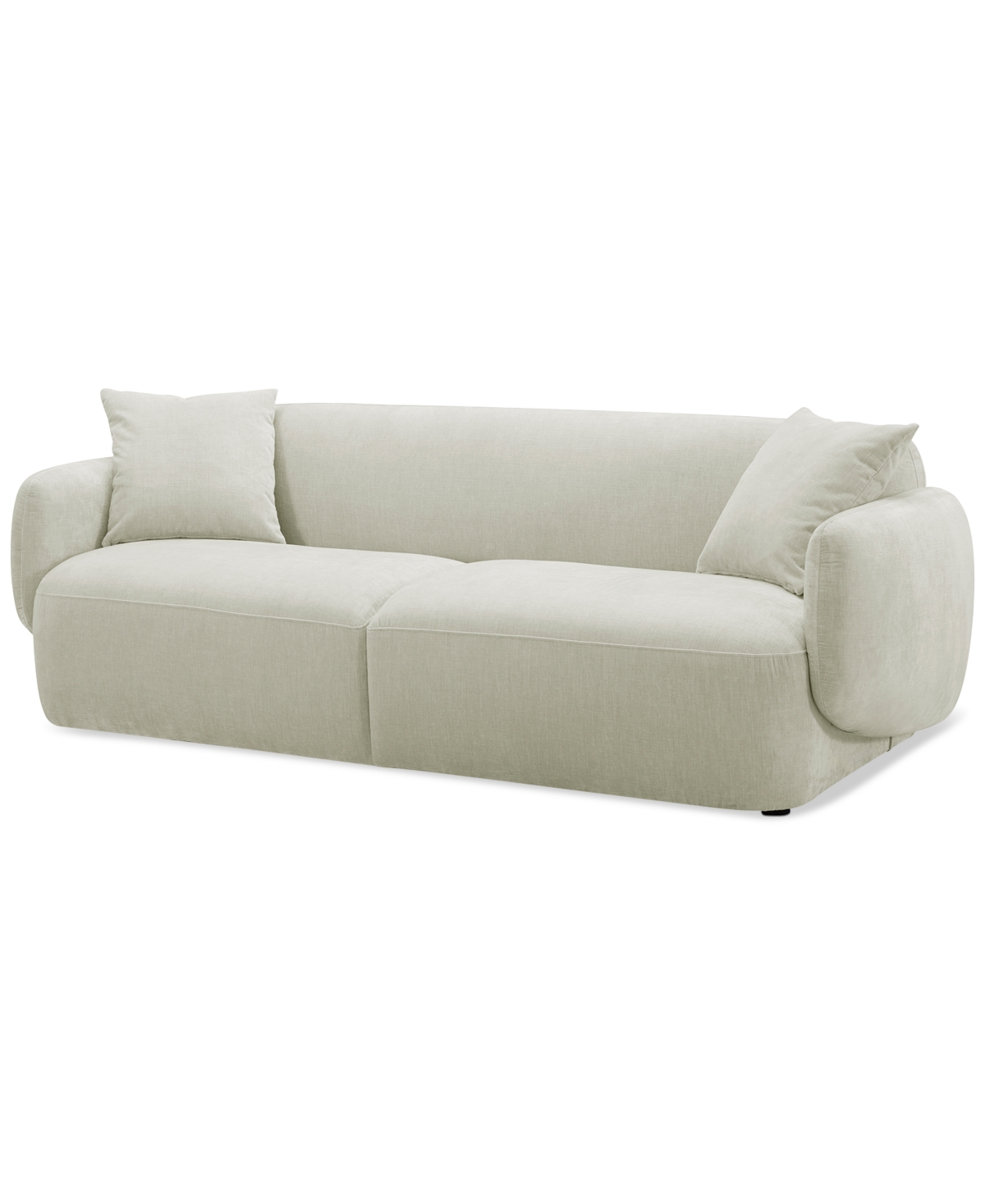 Macy's Gaelynn Fabric Sofa, Exclusively At  In Vanilla