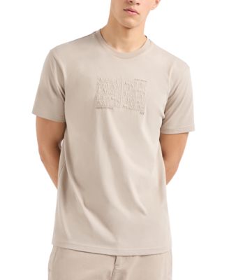A|X Armani Exchange - Men's Short Sleeve Crewneck Embroidered Graphic T-Shirt