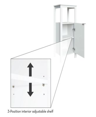 Madison Collection Single Door Floor Cabinet