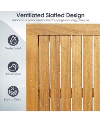 Rectangular Indoor and Outdoor Bar Height Table for Garden