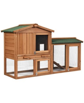 58 Inch Weatherproof Wooden Rabbit/Dog Hutch