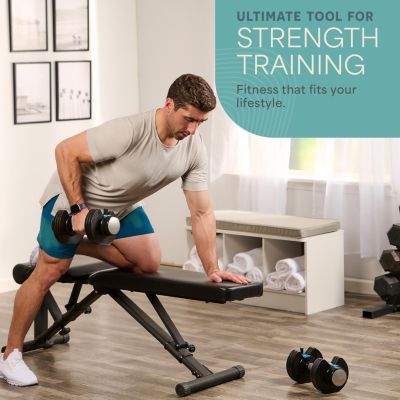 25Lbs Adjustable Dumbbells - 6-in-1, Compact, Quick Adjust for Full Body Home Gym