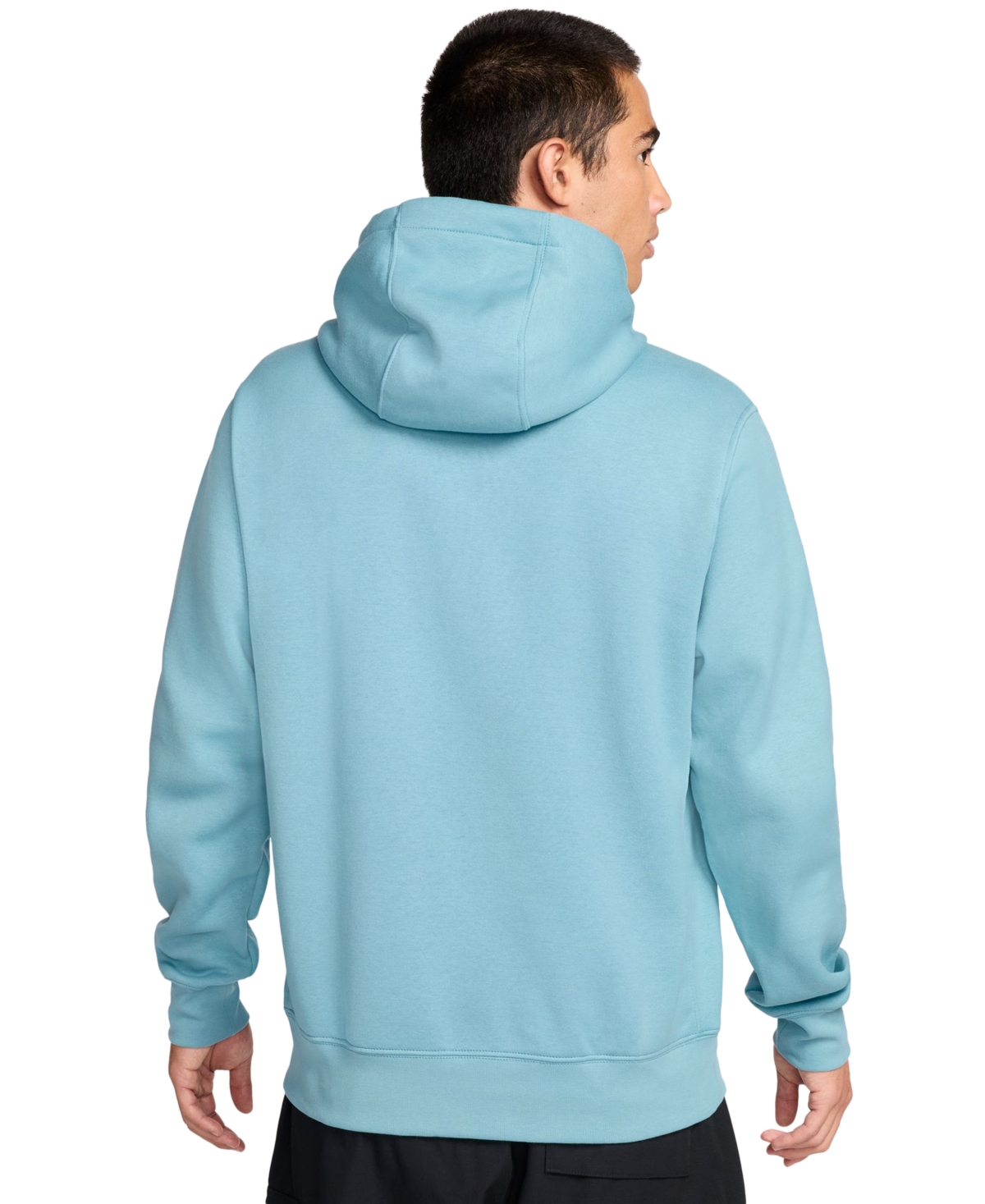 Nike Men's Club Fleece Logo Hoodie -whi