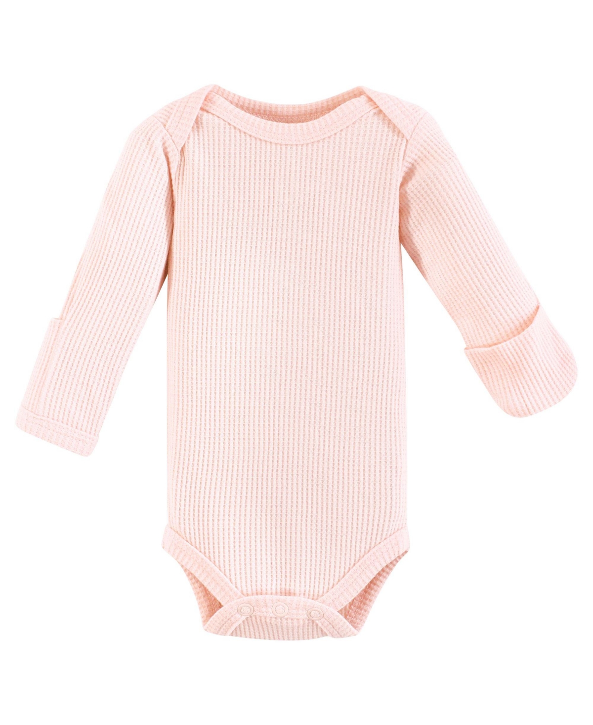 Hudson Baby Baby Girls Thermal Preemie Layette Set 4pc Long Sleeve Outfit, Preemie - Leopard