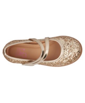 Little Girls Princess Heart Mary Jane Flat